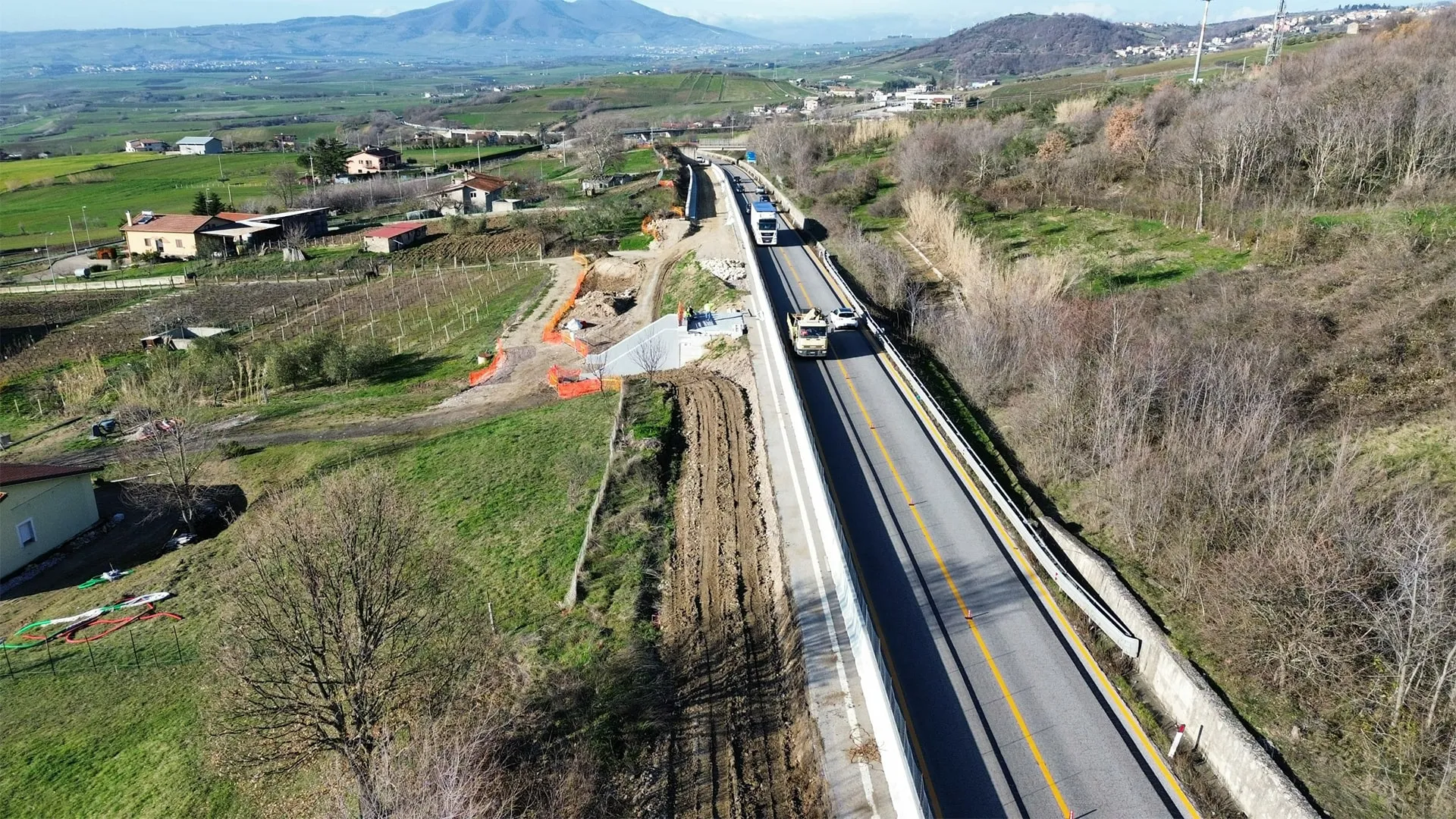 Manelli Impresa: Messa in sicurezza del tracciato stradale SS658 Potenza-Melfi